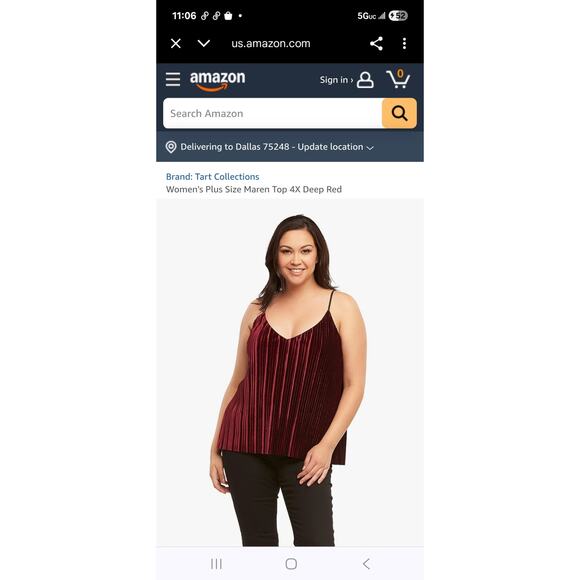 Tart Crushed Velvet V-Neck Women's size XS Witchy Whimsigoth Vampire Fairy Tank - Picture 8 of 12